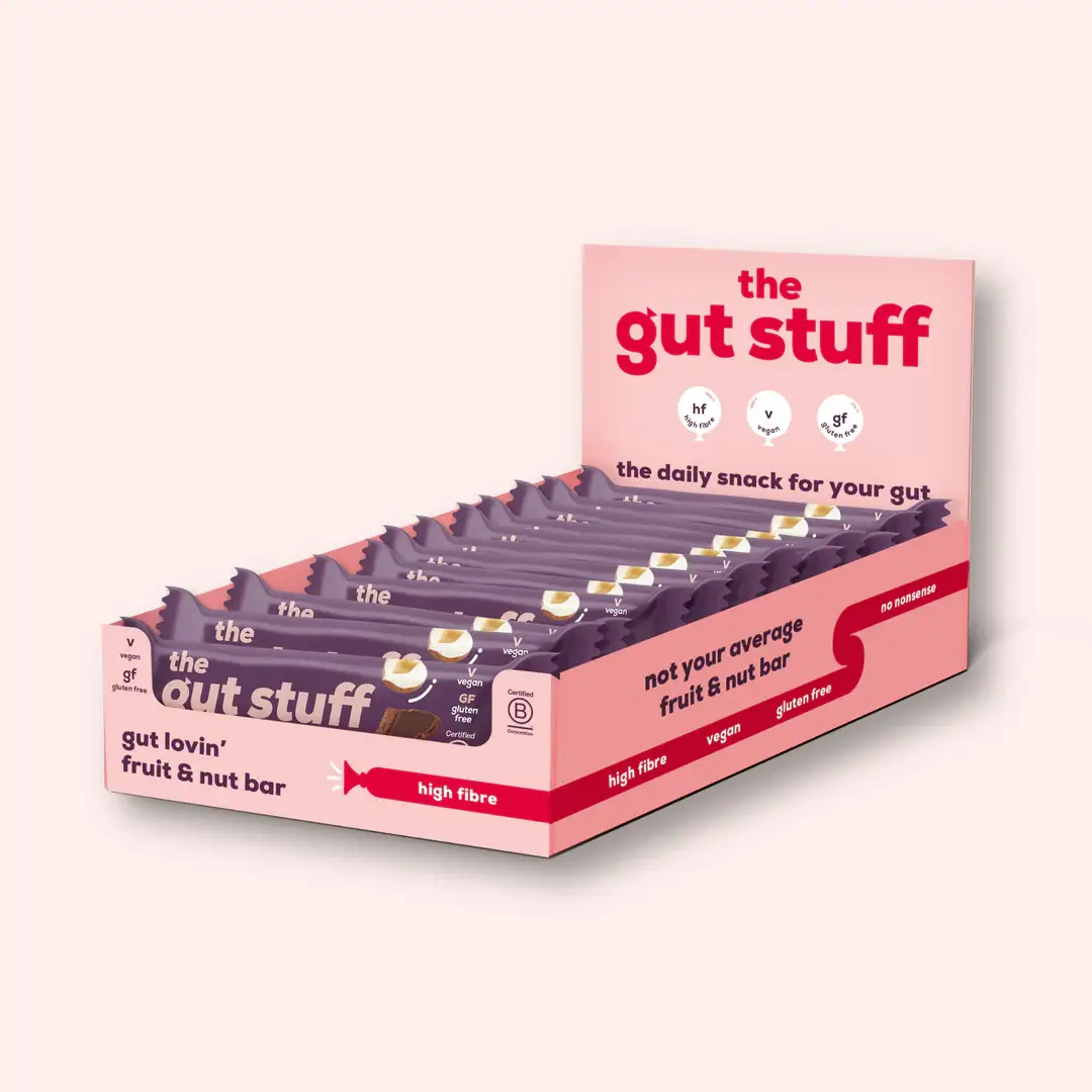 the gut stuff – wholesale Snack bar – High Fibre Fruit & Nut Bars – Cocoa & Hazelnut3