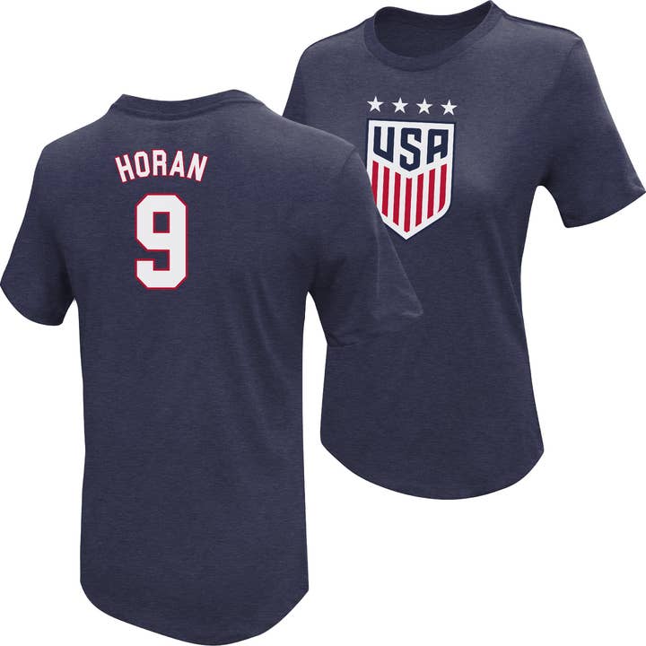 Lindsey Horan USWNT 4 Star Unisex T-Shirt for wholesale by Icon Sports