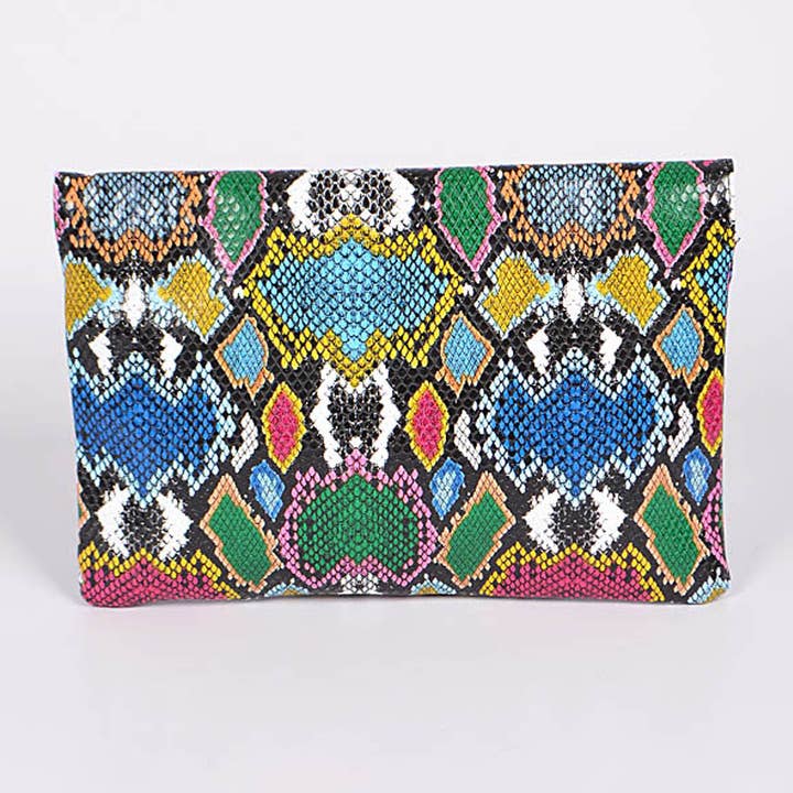 3AM BY H&D ACCESSORIES – wholesale Clutch bag – women's – Hipster Snakeskin Clutch