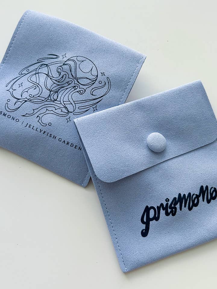 Bolsa de Jóias em Microfibra Suede "Jardim de Medusas" por atacado de Prismono