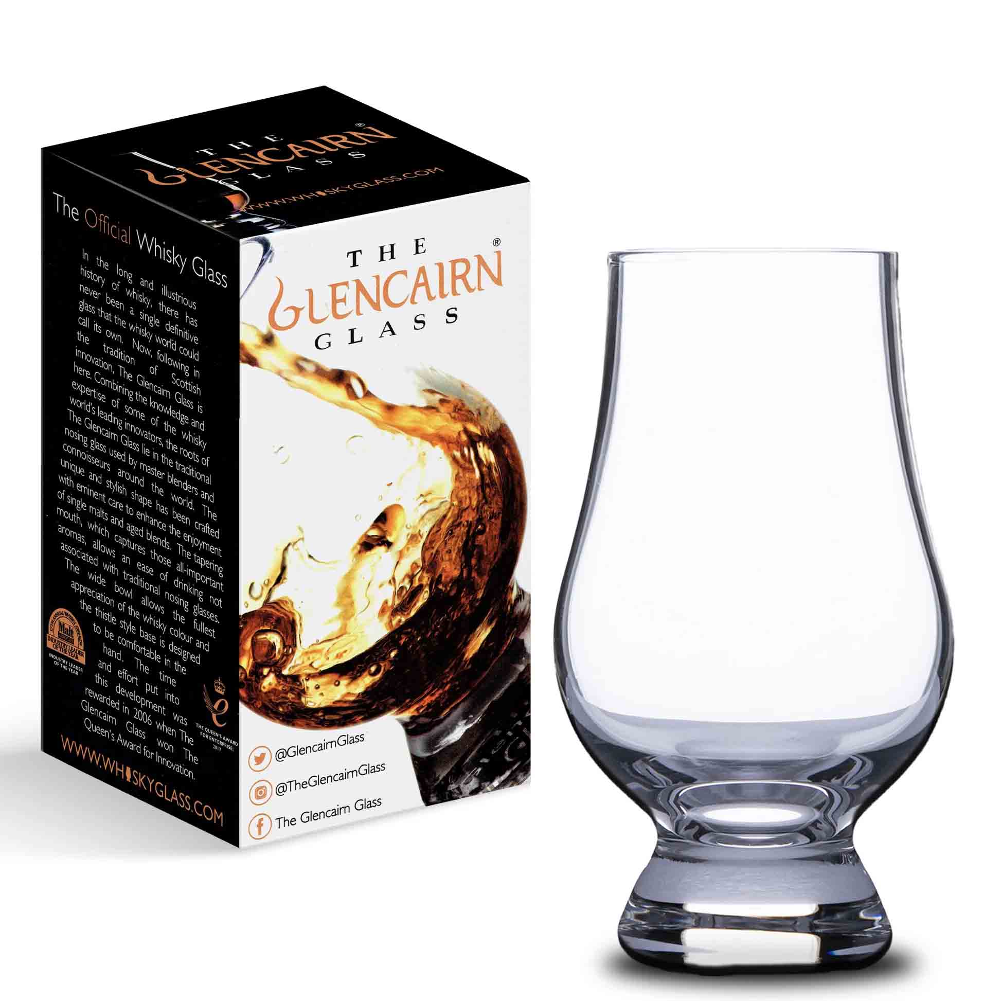 ThousandOaksBarrelCo. - Wholesale Cocktail/Liquor Glass - 12 Individually Boxed Glencairn Glasses in Display Packaging1
