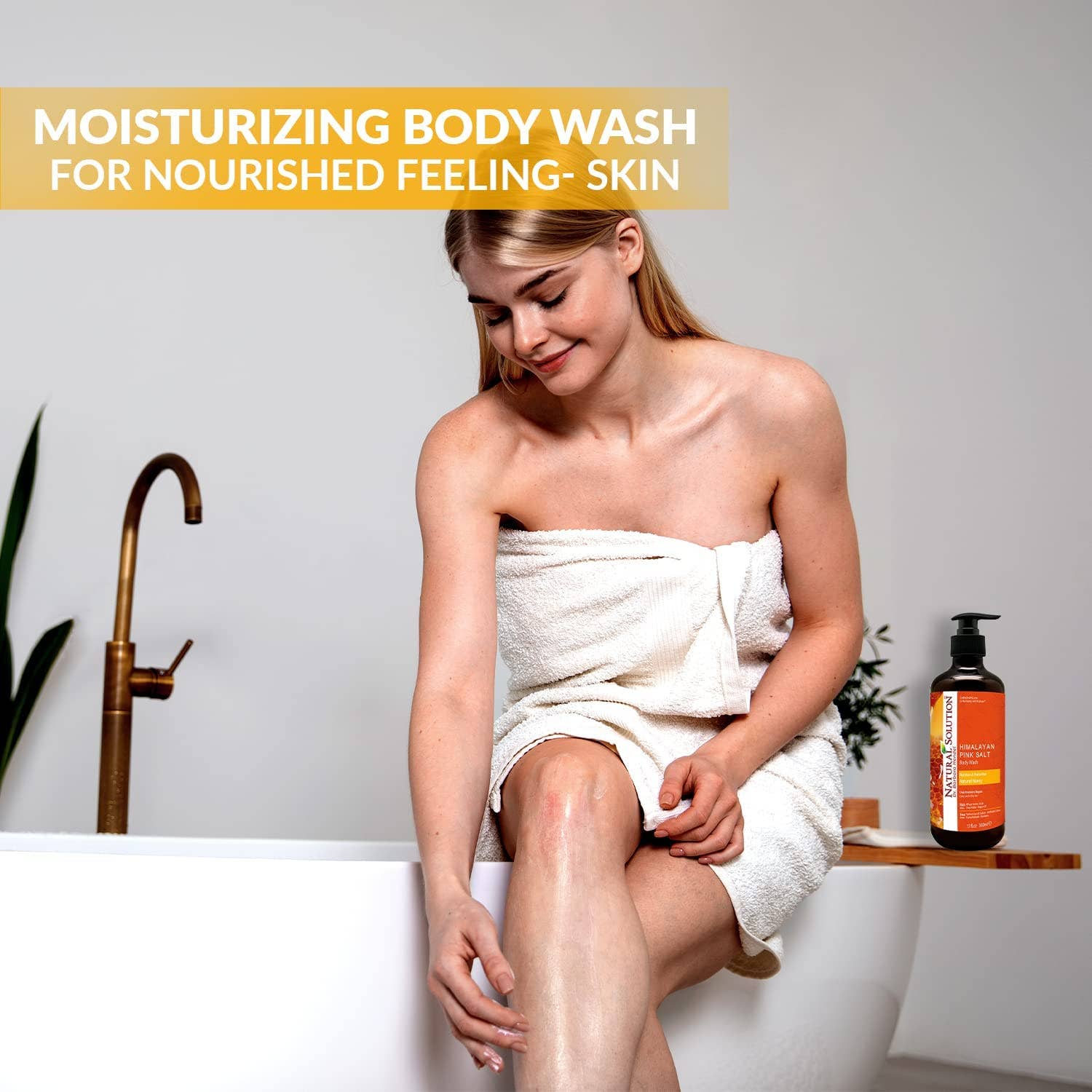 WBM LLC - Wholesale Body Wash/Shower Gel - Natural Solution Body Wash Honey, Intensive Repair, 17 fl oz3