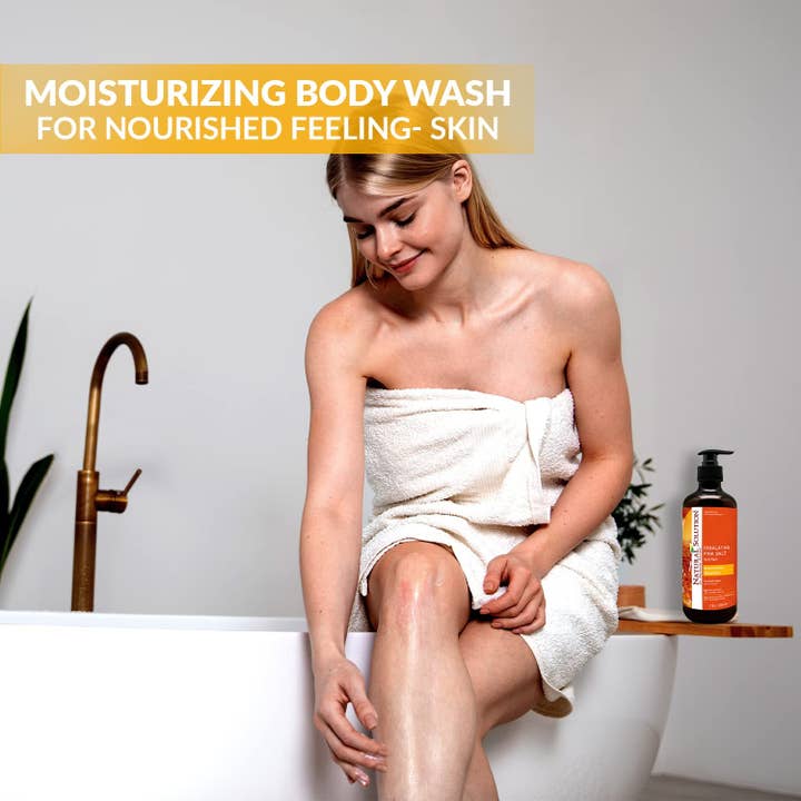 WBM LLC - Wholesale Body Wash/Shower Gel - Natural Solution Body Wash Honey, Intensive Repair, 17 fl oz3