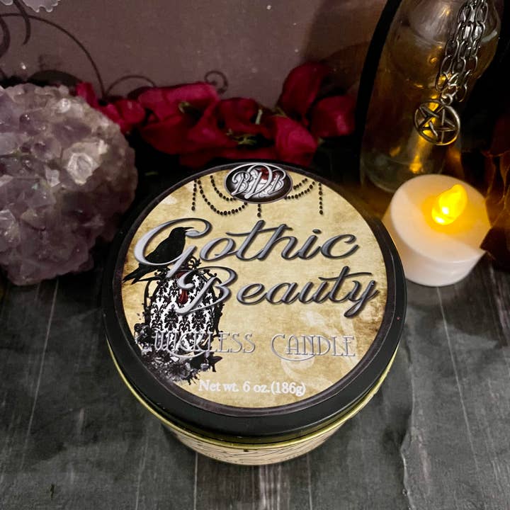 Black Dahlia Boutiques – Großhandel Schmelzwachs – Gothic Beauty Wickless Kerze