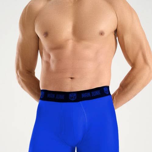 Man Junk Lifestyle Boxer Brief - Blue for wholesale by Man Junk Lifestyle