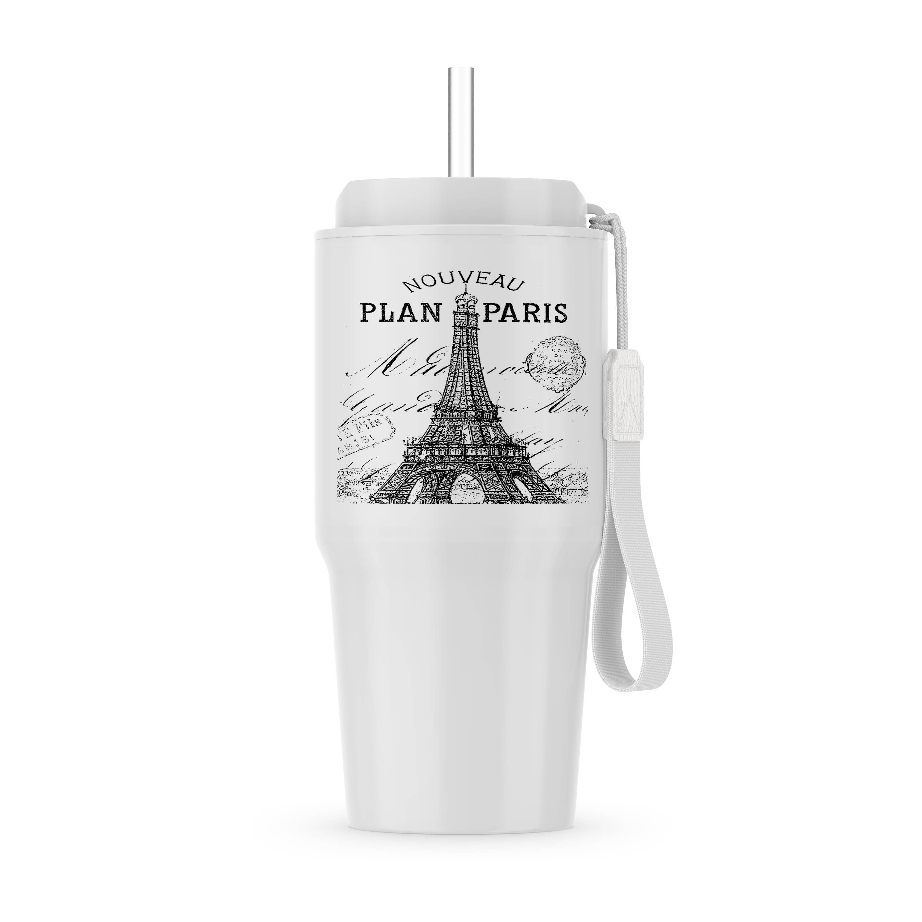 3dRose – wholesale Isolerade dryckesvaror – 3dRose, Nouveau Paris vintage Eiffeltornet, Tumbler0