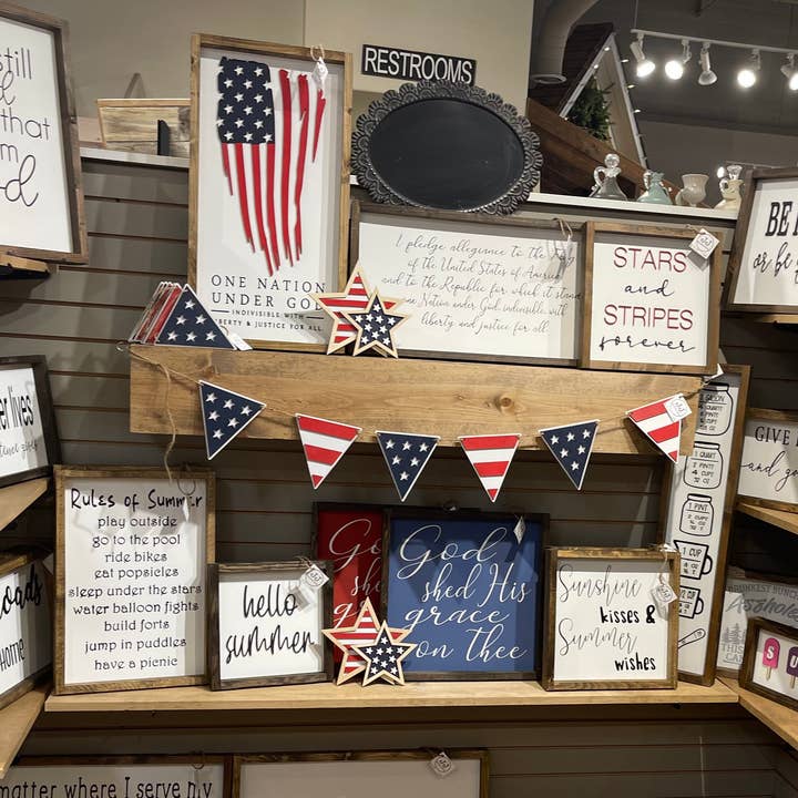 Patriotic Garland for wholesale by JJ Squared Shop