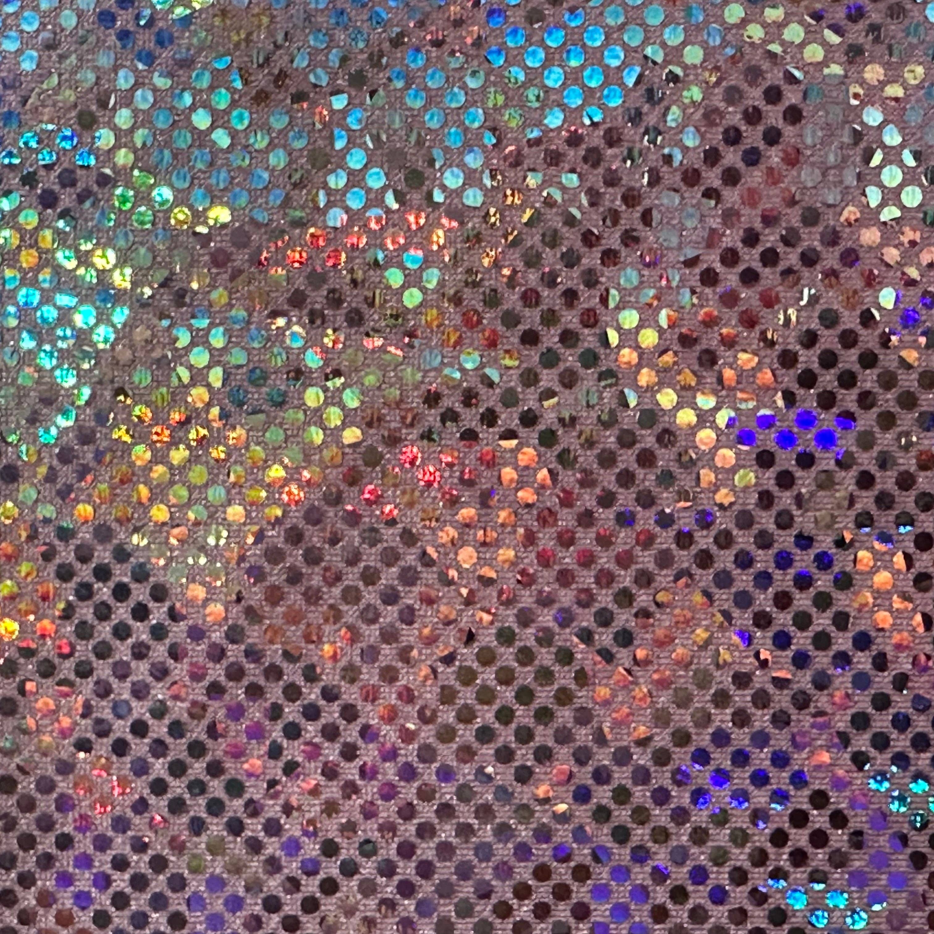 Spandex palace - Venta al por mayor Tela - Tela de nailon y elastano con diseño de holograma de cristal roto: realza tu estilo con un toque contemporáneo | Spandex Palace6