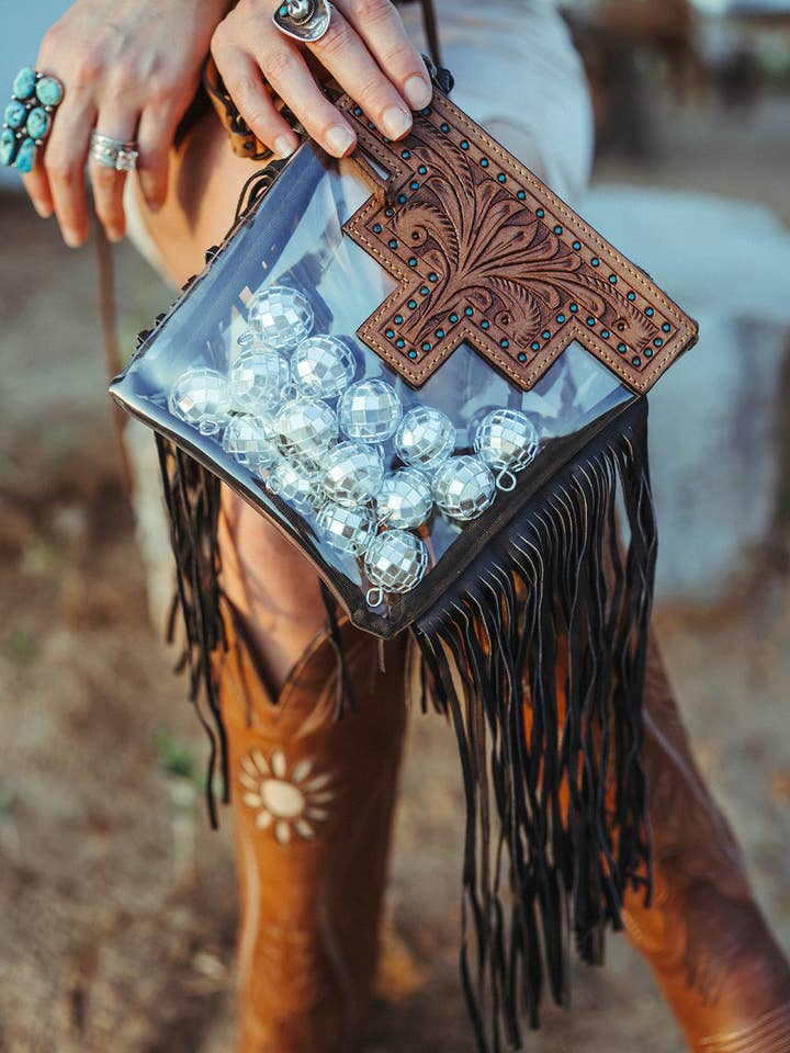 Le sac Dana Clear à Haute Southern Hyde par Beth Marie Exclu pour la vente par Haute Southern Hyde