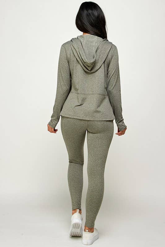 Newself Collection - Wholesale Activewear Set - Women's - ACTIVEWEAR THREE PIECE HOODIE SET9