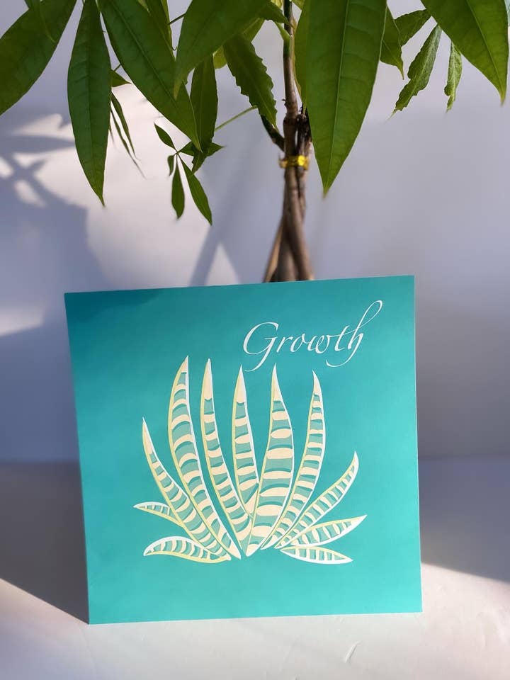 Fyrkantiga konstpositivitetstryck - Tillväxt för wholesale av Faodail Studio