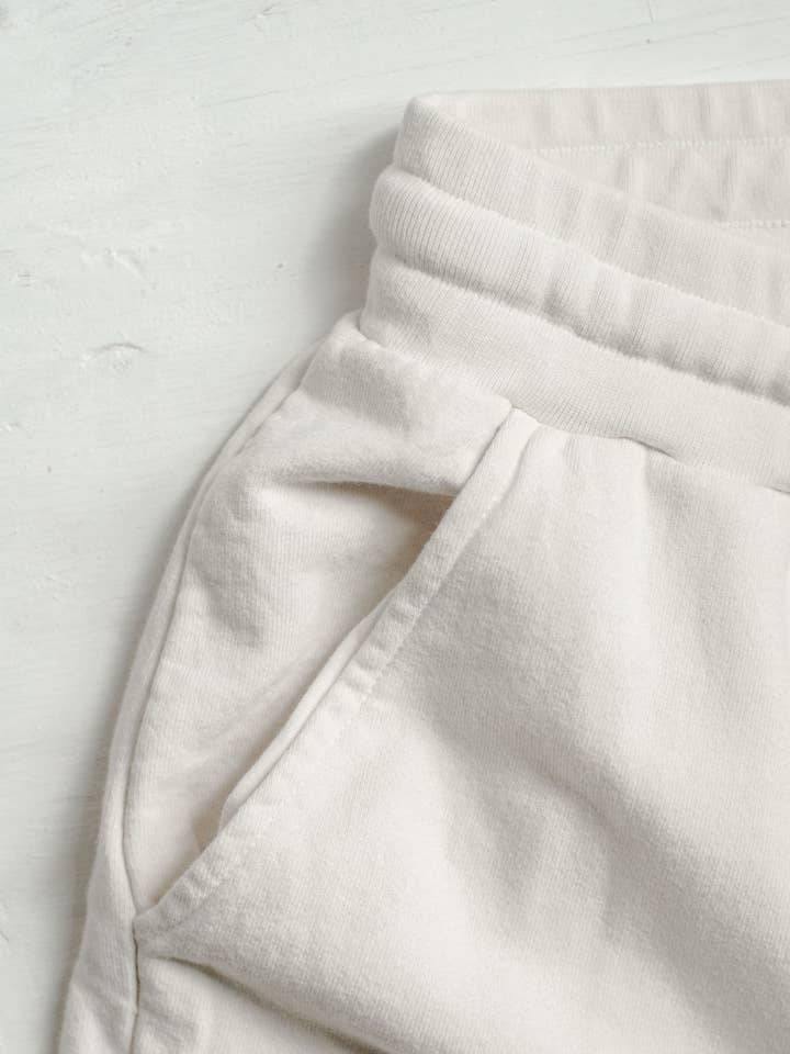 Natural Esther Lounge Pant for wholesale by Graceful District