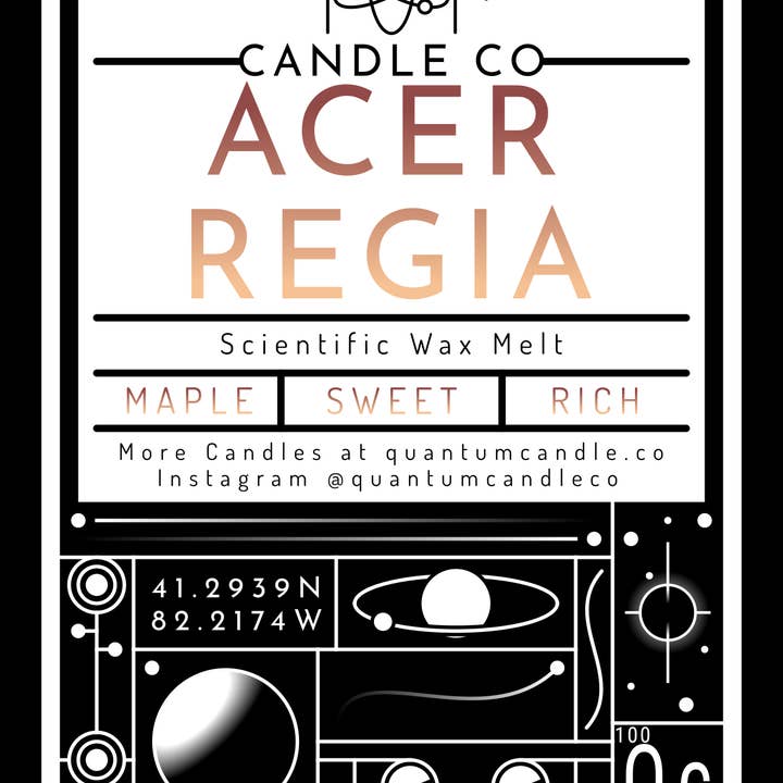 Cera Fusa Acer Regia per la vendita all'ingrosso da parte di Quantum Candle Co