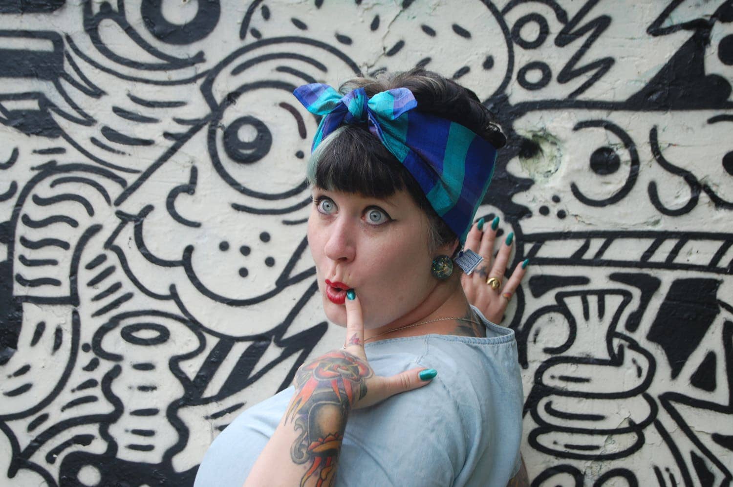 Aye Aye - Vente Foulard – femme - Foulard floral Ditsy Daisy Nature Fleurs sauvages3