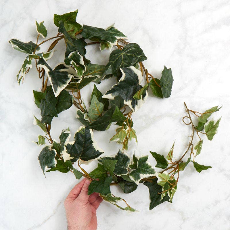 Factory Direct Craft - Wholesale Artificial Plant - 68" Variegated Artificial English Ivy Greenery Garland0