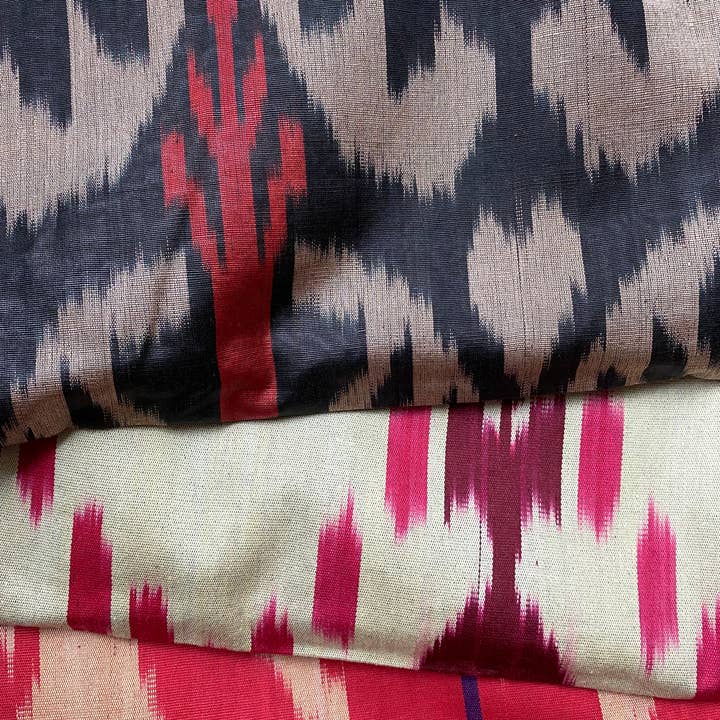 various colors ikat fabric shopper for wholesale on Faire12