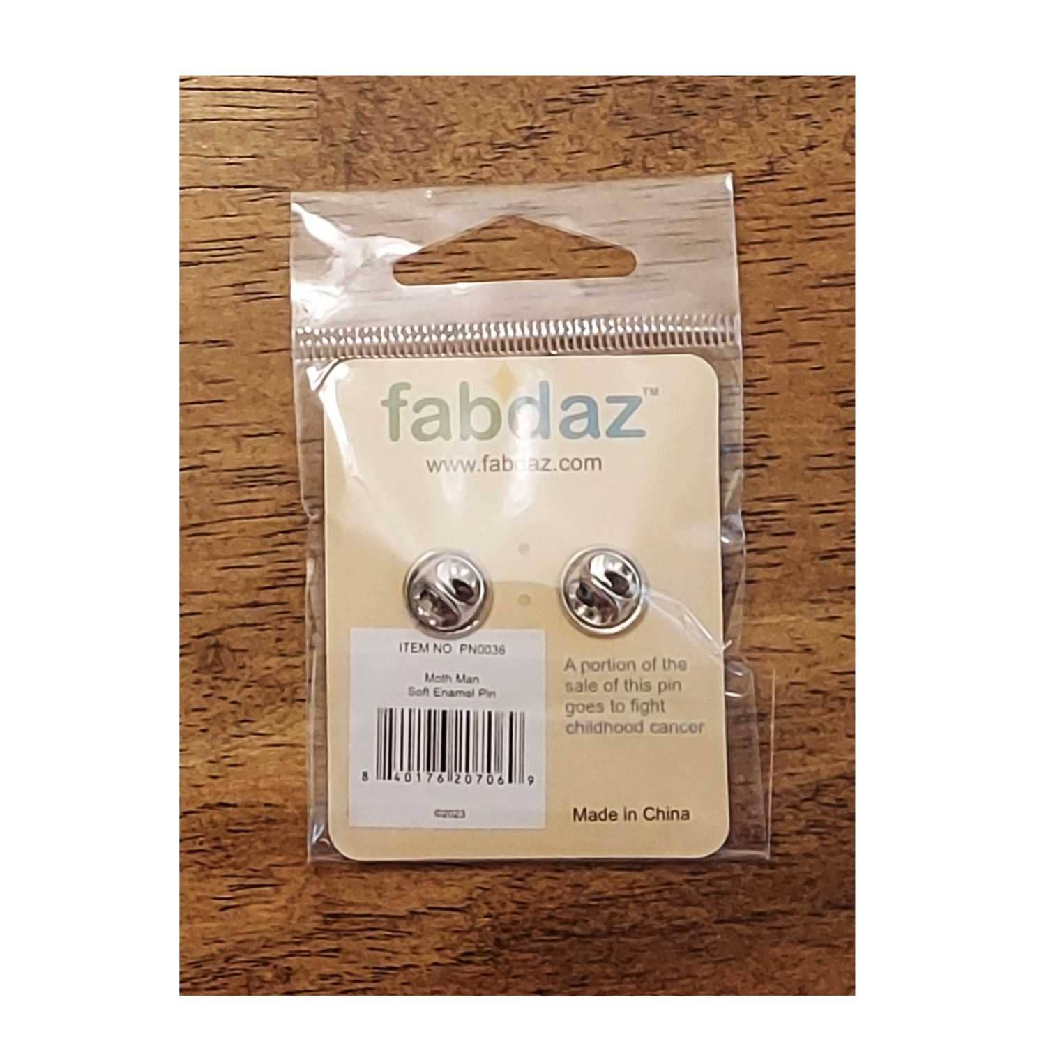 Fabdaz - Wholesale Lapel Pin/Button - Moth Man Enamel Pin with Metal Frame3