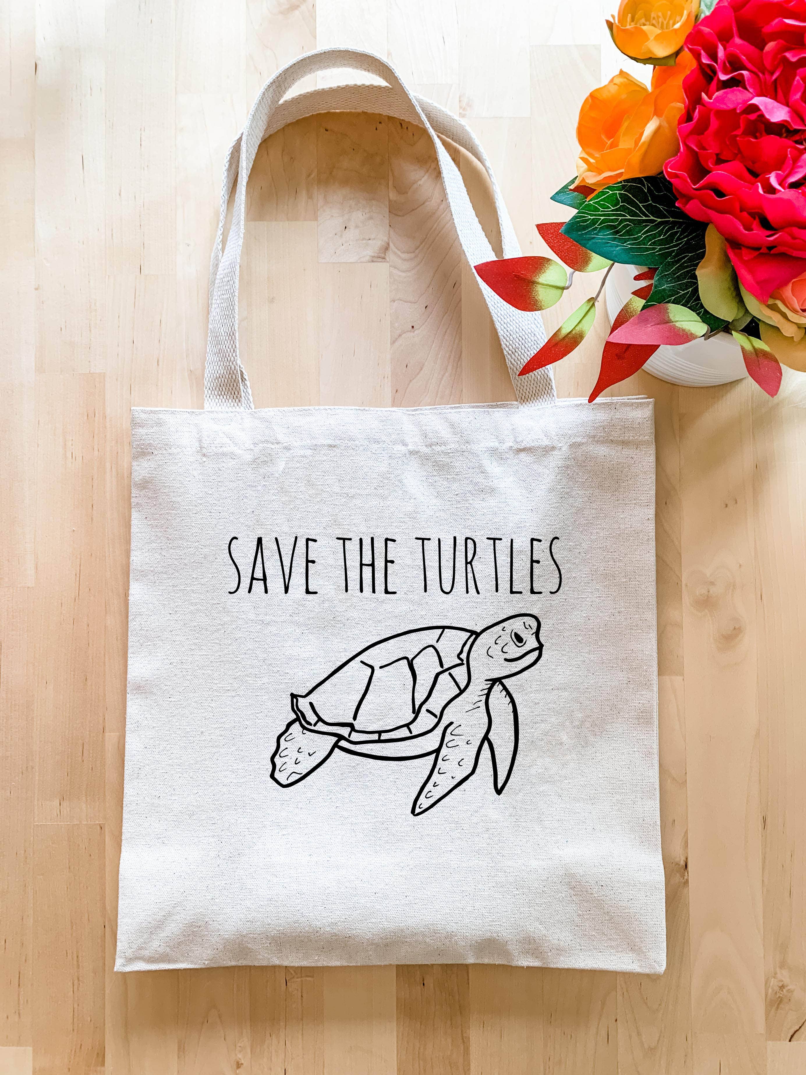 Moonlight Makers – wholesale Tote bag – Unisex – Save The Turtles - Cute Canvas Tote Bags2