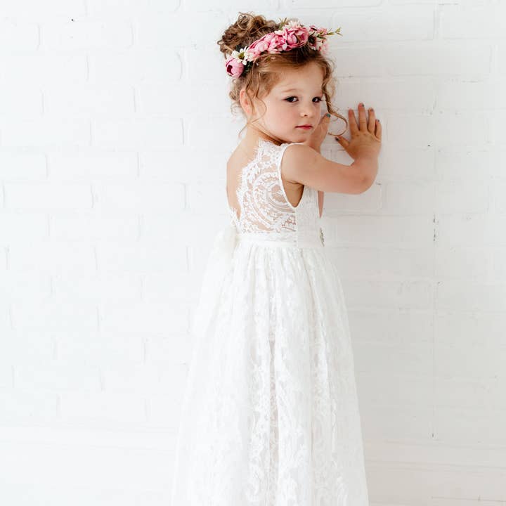 Nicolette's Couture - Wholesale Dress - Kids - The Ophelia Dress - White10