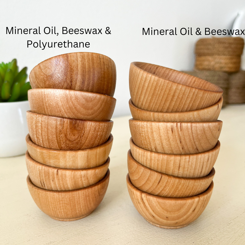 mallyshop - Wholesale Condiment/Dip Bowl - Wood Pinch Bowl/Wood Dipping Bowl/Ring Bowl/Small Wood Bowl6