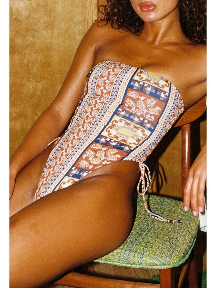 Autumn Breeze One Piece and other Purchase Wholesale plus size swimwear. Free Returns & Net 60 Terms on Faire trending on Faire.