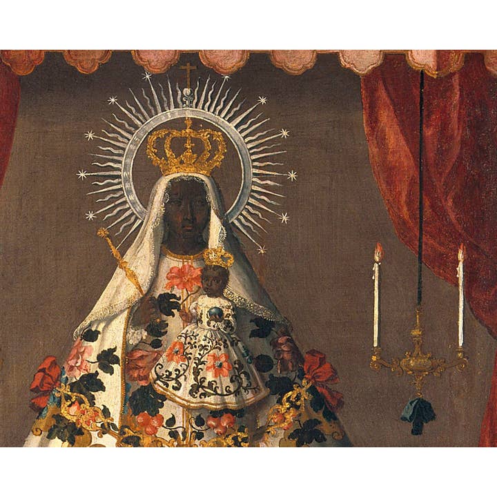 Rock Paper Scissors Wall Art – Engroshandel Kunsttryk – Sort Madonna kunsttryk, Jomfru Maria mexicansk folkevægindretning