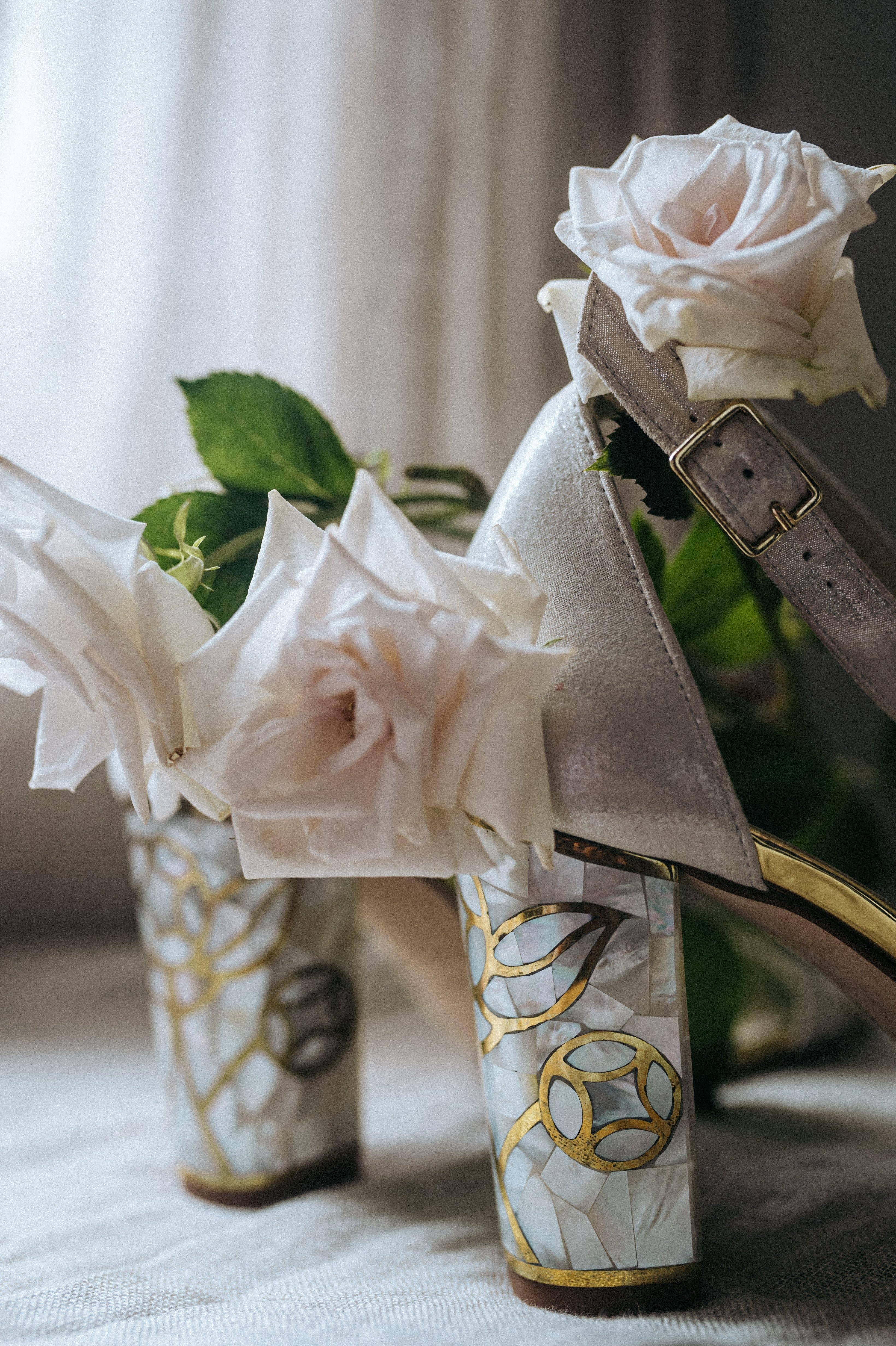 Freya Rose - Vendita all'ingrosso Tacchi alti - Donna - Rozu - Sandalo con tacco gioiello in madreperla3