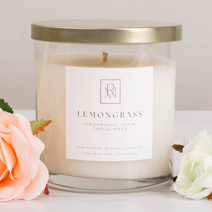 Lemongrass Candle for wholesale by Refreshing Moments with Sharon