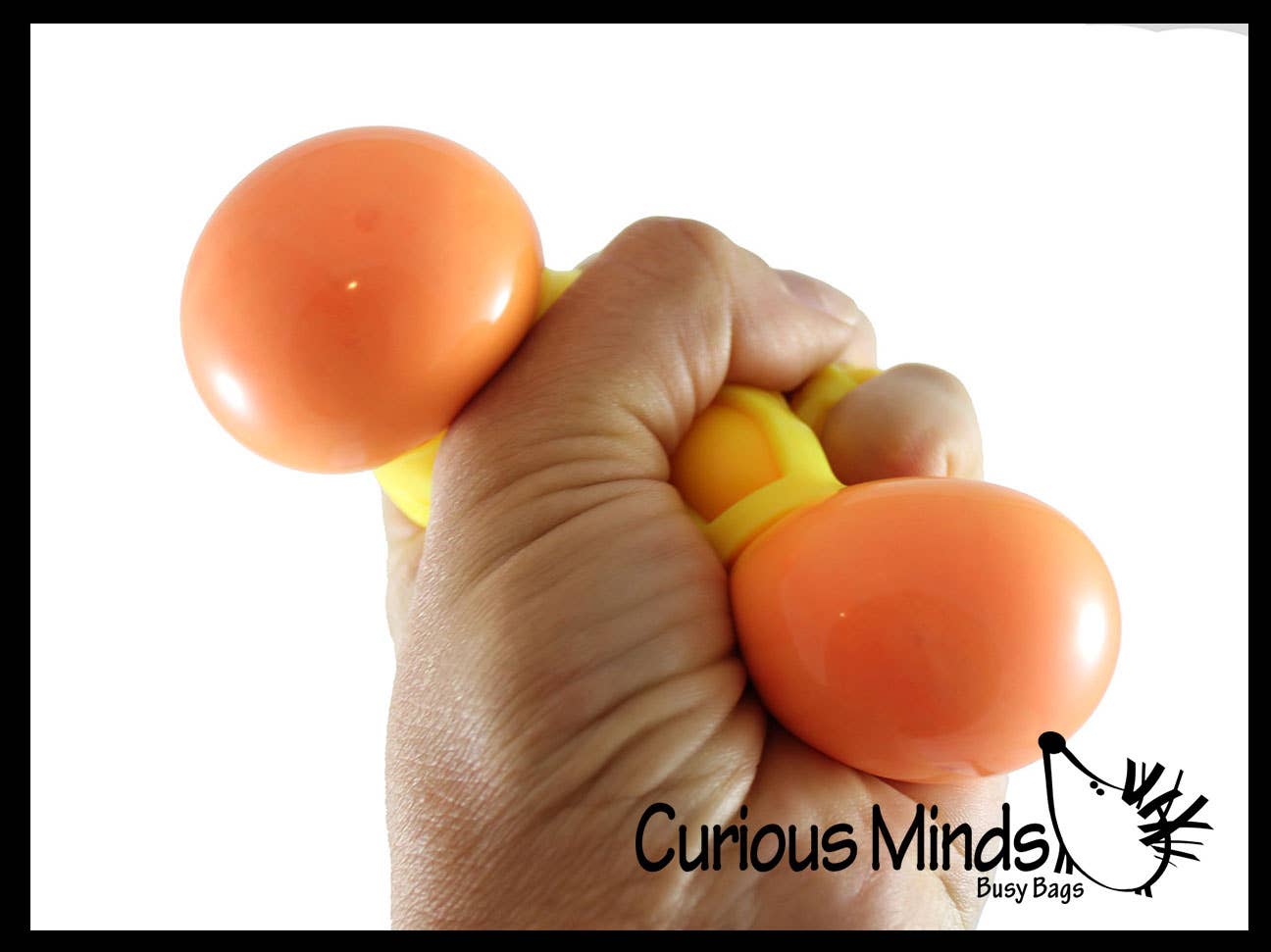 Curious Minds Toys - Venta al por mayor Juguete blando - Niños y bebés - 1 Bola Antiestrés de Apretar Rellena de Suave Pelusa Atomic Nee Doh3