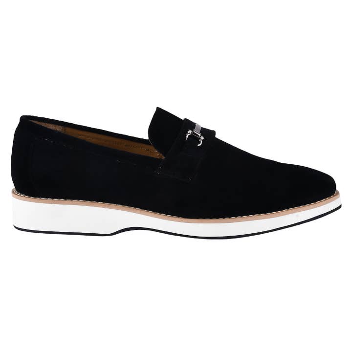 LIBERTYZENO – Großhandel Loafer – Herren – Welkar Slip-On-Mokassins für Herren aus Samt mit lässiger Schnalle