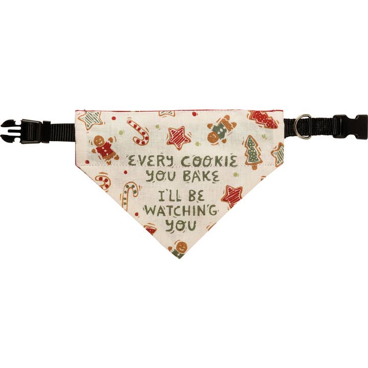 Primitives by Kathy - Wholesale Pet Bandana - Dog - Elf Made Me/You Bake Small Collar Bandana