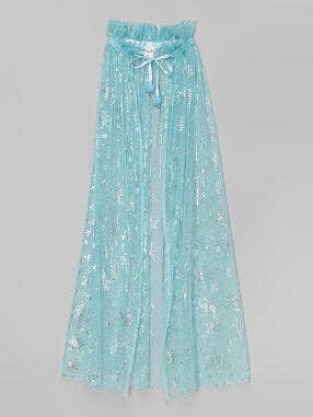 Wenchoice - Wholesale Cape - Kids - Blue Frozen Cape Silver Snowflake0