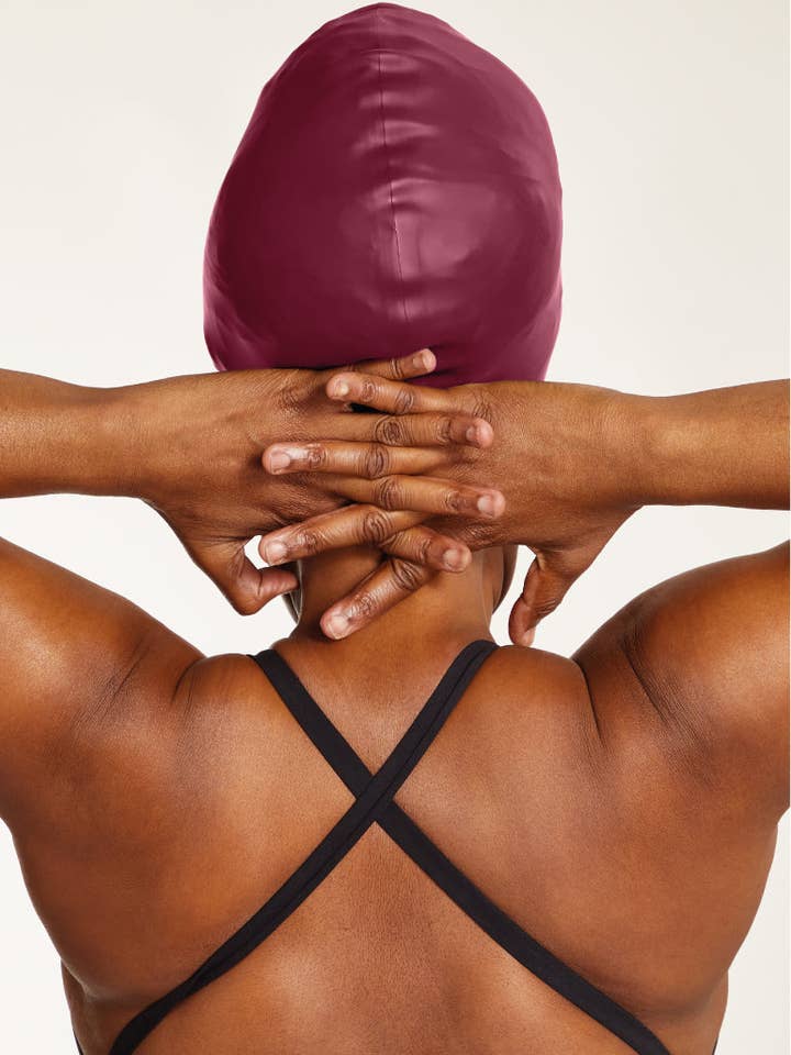 SOUL CAP – Großhandel Badekappe – Unisex – Voluminöse Schwimmkappe für Erwachsene – für langes, lockiges und volles Haar29