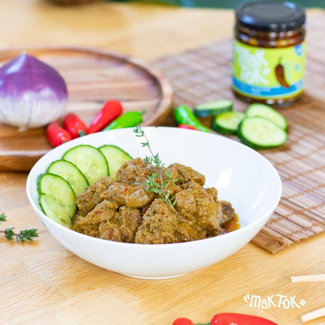 Mak Tok - Venta al por mayor Pasta de chile - Pasta de Rendang Malasia3