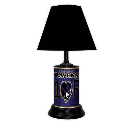 Good Tymes Enterprises Inc - Wholesale Accent/Desk Lamp - Baltimore Ravens Lamp