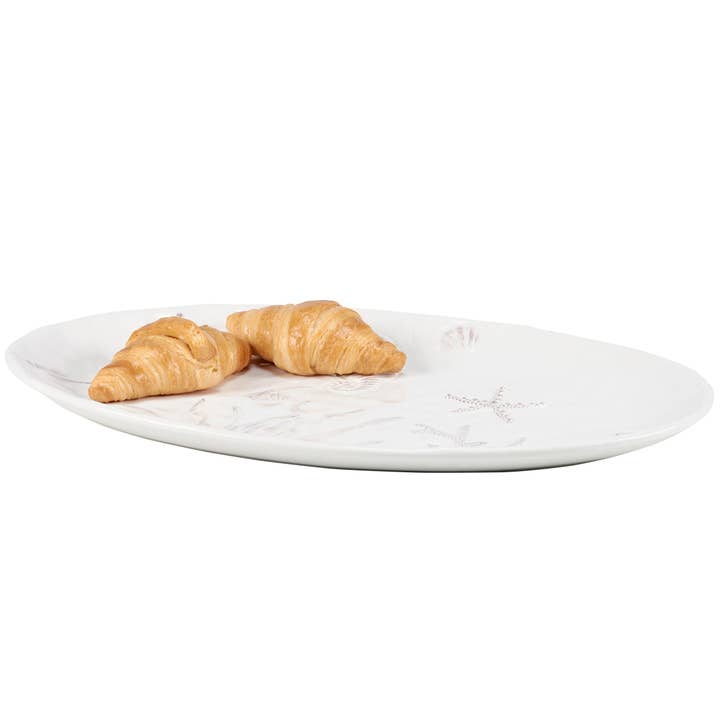 Primitives by Kathy - Wholesale Decorative Plate/Dish/Bowl - Embossed Beach Platter