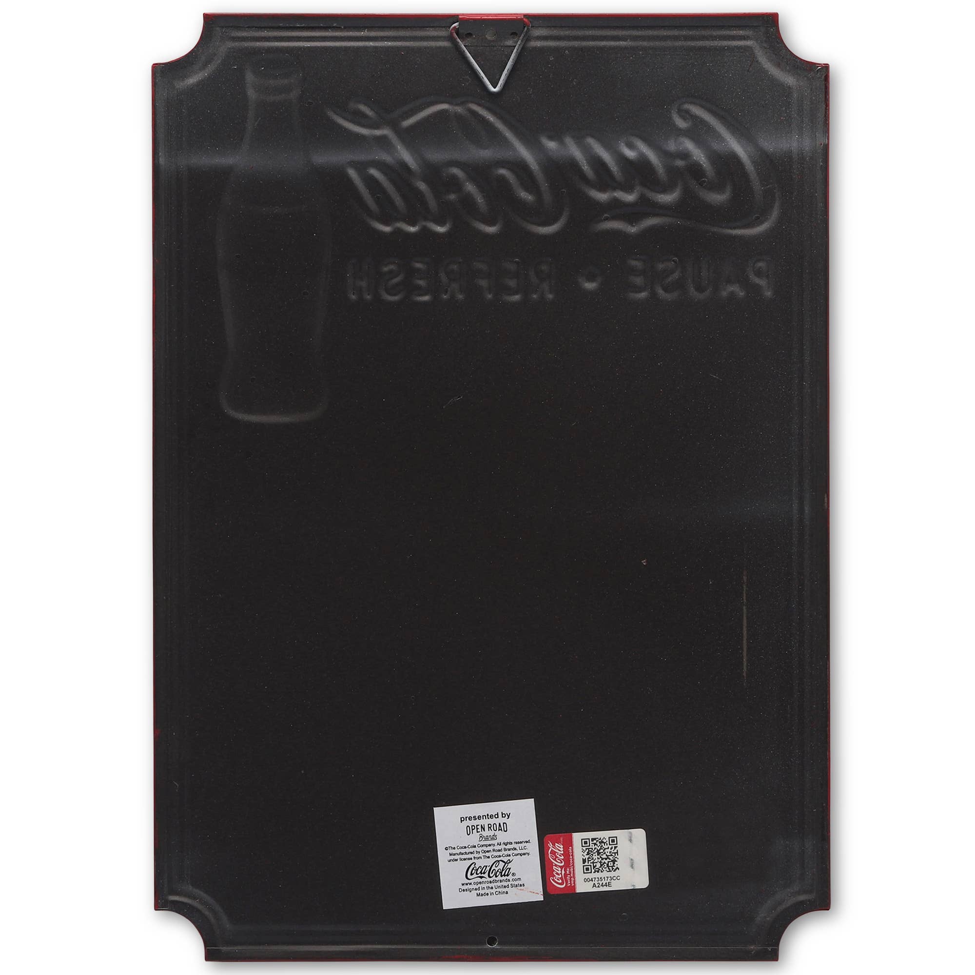 Open Road Brands, LLC - Wholesale Sign - Coca-Cola Calendar Embossed Metal Sign5