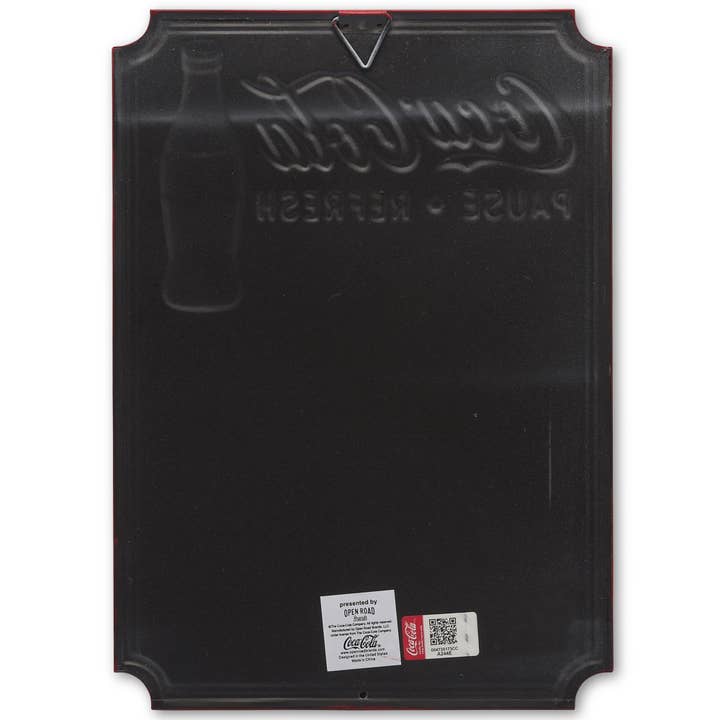 Open Road Brands, LLC - Wholesale Sign - Coca-Cola Calendar Embossed Metal Sign5