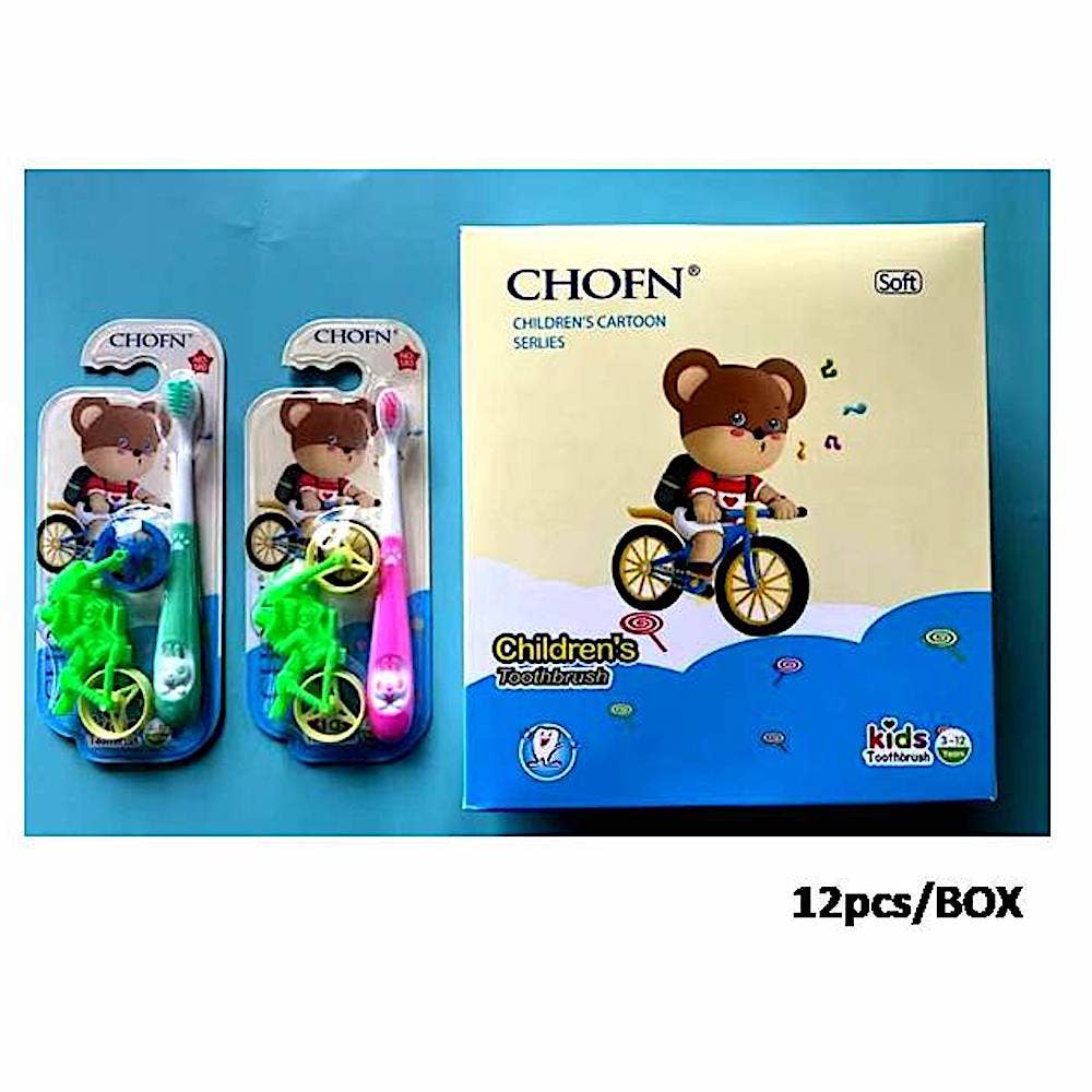 Atlas Fashion - Wholesale Toothbrush - Kids & Baby - 12 PCS Children's Toothbrush & Toy Set1