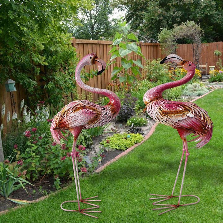 Three Star IM/EX Inc. - Wholesale Decorative Figurine - 37X15 PINK FLAMINGO (NECK DOWN)5