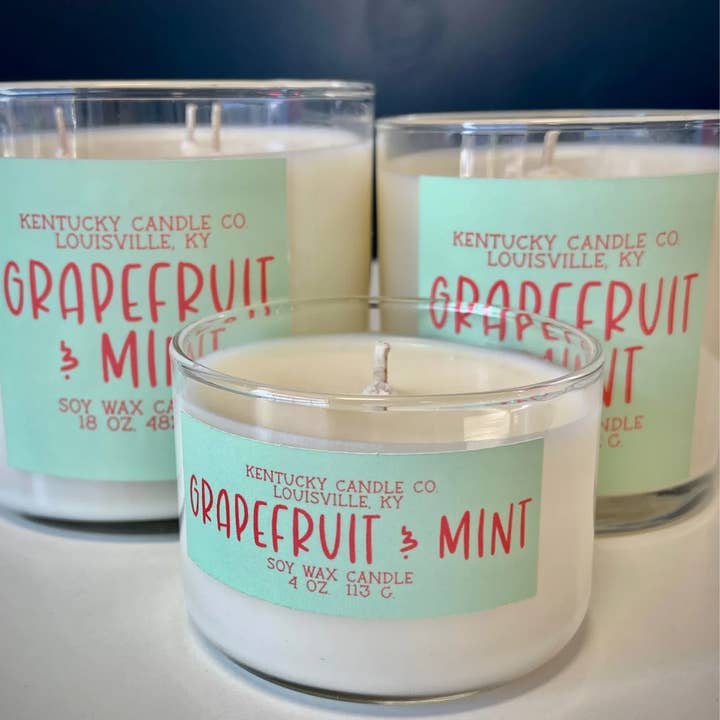 Grapefruit & Mint for wholesale by Kentucky Candle Co.