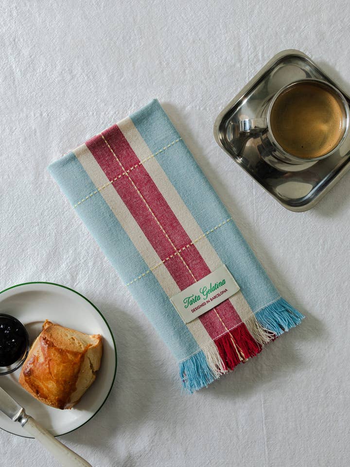 Gestreifte Servietten (2er-Set) für den Großhandel von Tarta Gelatina