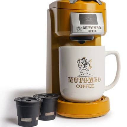 2-in-1 Single Serve Brew Machine *Mug sold separately for wholesale by Mutombo Coffee
