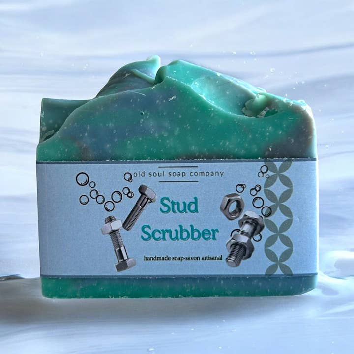 Old Soul Soap Company Inc - Wholesale Bar Soap - Men's - Stud Scrubber (Fragrance) Soap