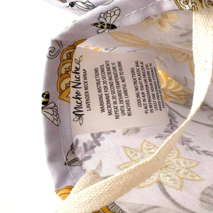 Miche Niche - Wholesale Hot/Cold Compress - Lavender Neck Wrap | Honey Bee Collection10