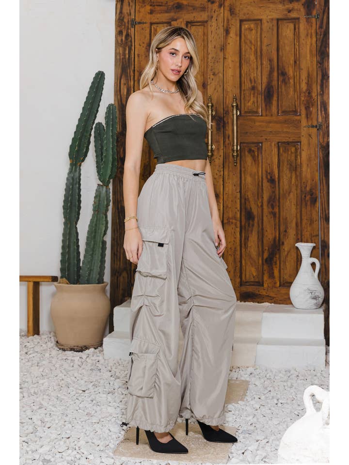 LABIJOU – Engroshandel Bukser - Dame – SM100 Bukser - Essential Parachute Cargo Bukser1