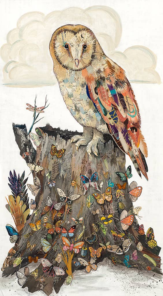 Dolan Geiman - Wholesale Art Print - Art Print | Butterflies and Owl Wall Art | THE SIBYL0