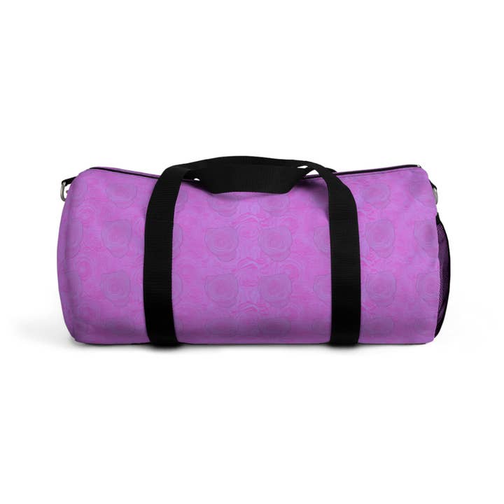 Los Angeles Mercantileâ„¢ - Wholesale Weekender Bag - Women's - Purple Rose Duffel Bag Flower Lover Gym Bag5