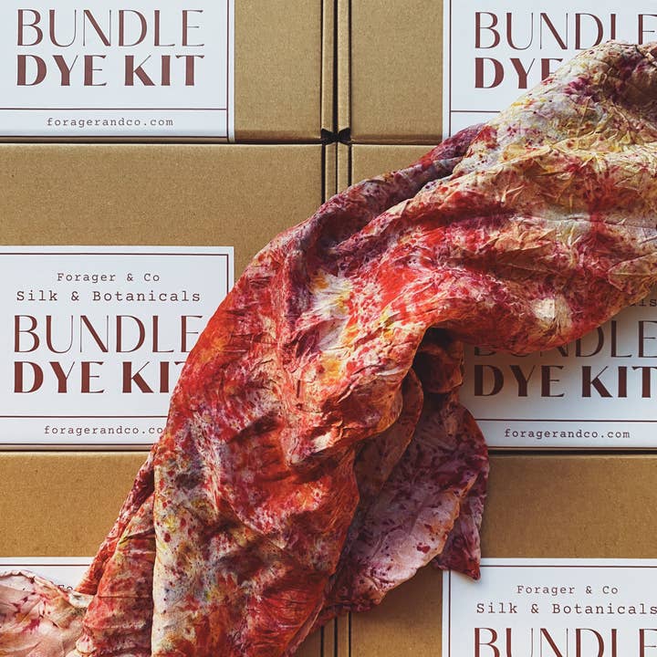 Forager & Co - Wholesale DIY craft kit - Silk & Botanicals Bundle Dye Kit10