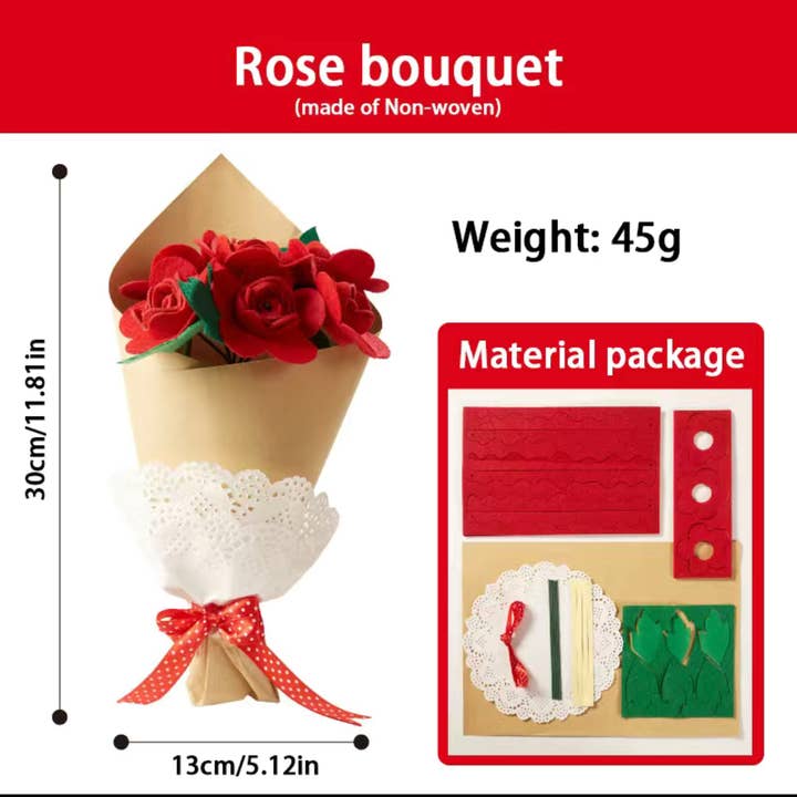 Q&C Distribution - Wholesale DIY Craft Kit - Kids - Kids Fabric Flower Craft